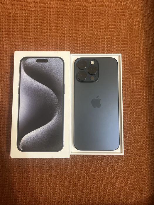 Айфон 15 Про Макс Титаниум Блу