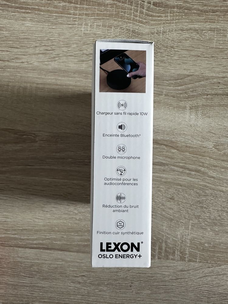 Vand Incarcator Wireless cu boxa Lexon Oslo Energy+