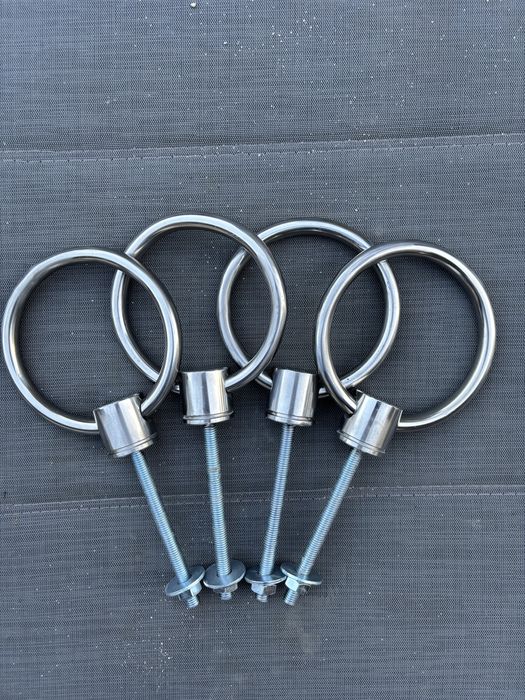 Set 4 inele cavou brut