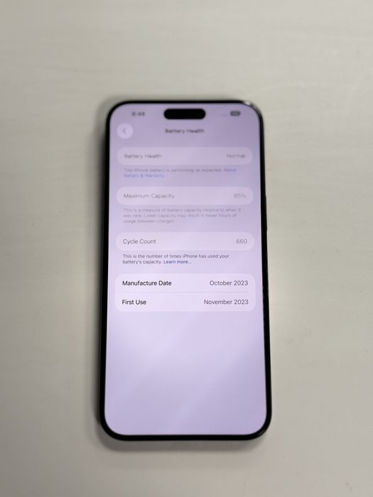 Apple iPhone 15 Pro Max, Blue Titanium, 512GB