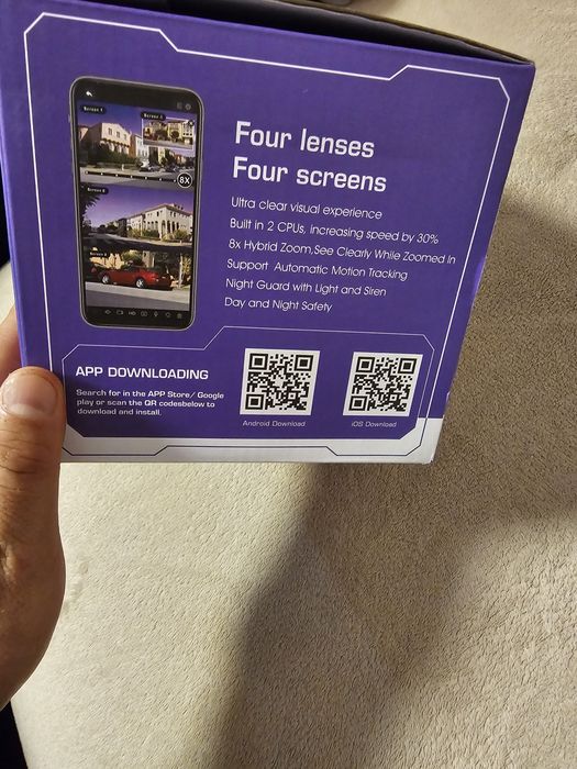 Камера чисто нова тройна