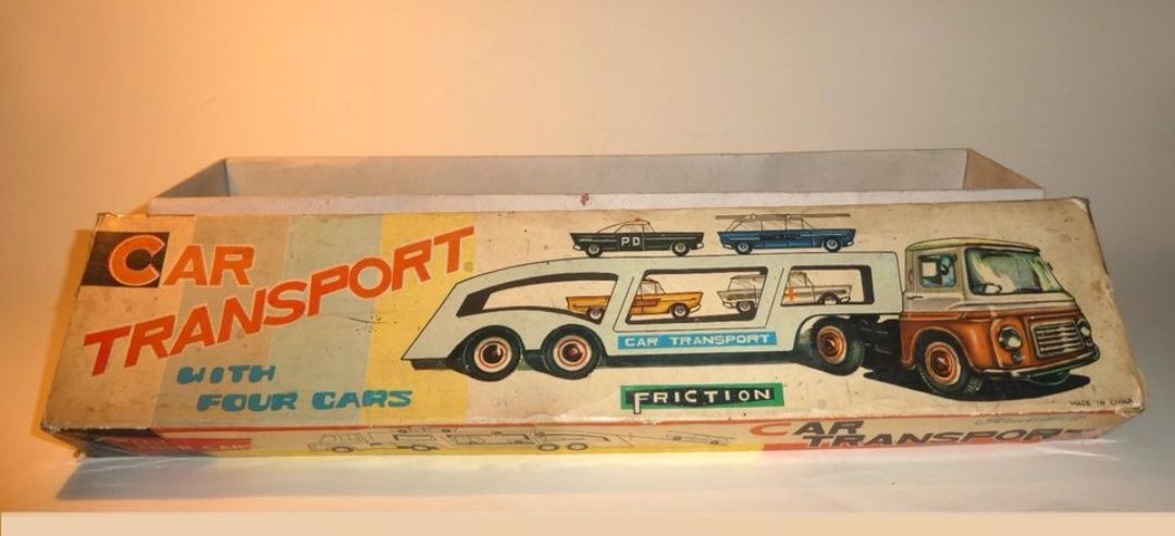 MF 868 car transporter tin toys china