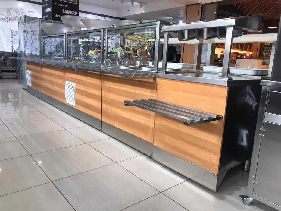 Линии раздачи для общепита на заказ.