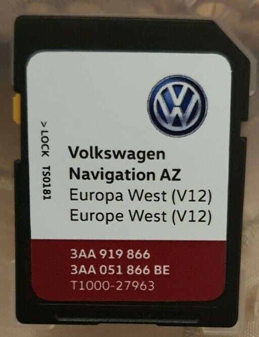 Фолксваген VW RNS 315 WEST Europe V12 SD card RNS315 2020 SEAT SKODA