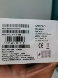 256GB ROM/8GB RAM Чисто нов неразопакован Huawei P30 Pro