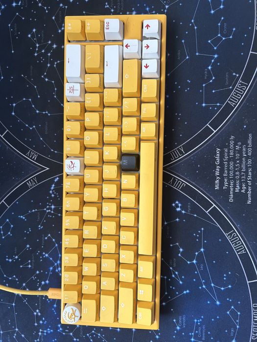 Keyboard ducky one 3 mini yellow
