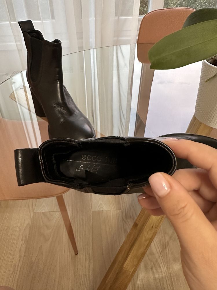 Vand botine piele, Ecco, marimea 35