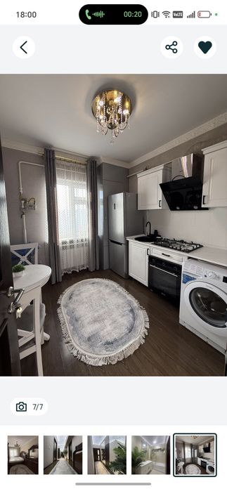 Хонадон сотилади! Сергели 8 худуд,2 хонали, 7- кават