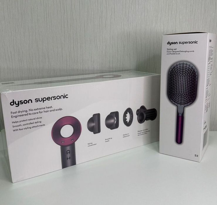 Продам полный комплект Фена Стайлера Dyson с Расческами Дайсон 2в1