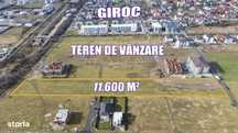 Teren arabil intravilan pentru PUZ 11.600mp | Giroc