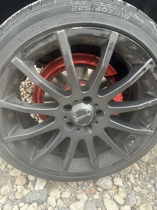 Черни джанти EUROPE 5x112 R18 с чисто нови гуми