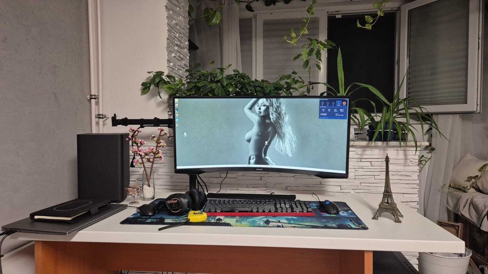 Monitor Gaming curbat LED VA SAMSUNG Odyssey G5 34" WQHD, 165Hz AMD FS