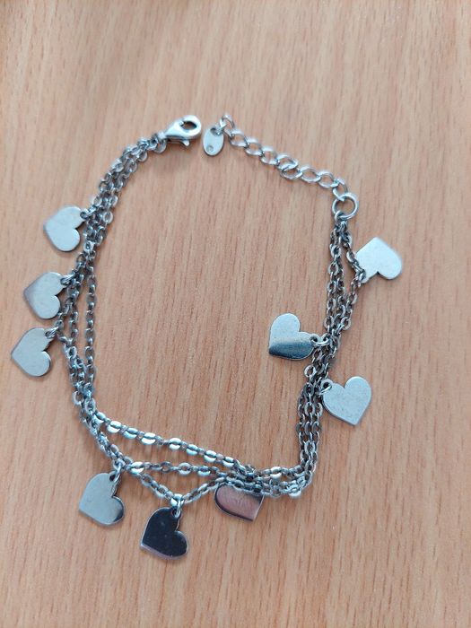 Тройна сребърна гривна от Jewelry Box