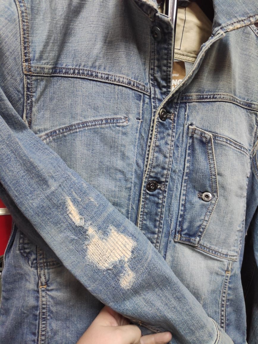 Оригинално дънково яке G-Star Raw Scutar Slim M ново мъжко деним