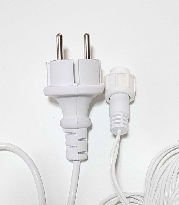 Instalatie 25m Turturi FLASH FIR GROS alb rece alb rece albastru multi