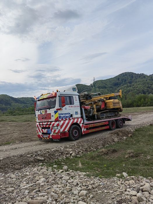 Tractări auto, tractări utilaje, platforma auto, asistenta rutiera