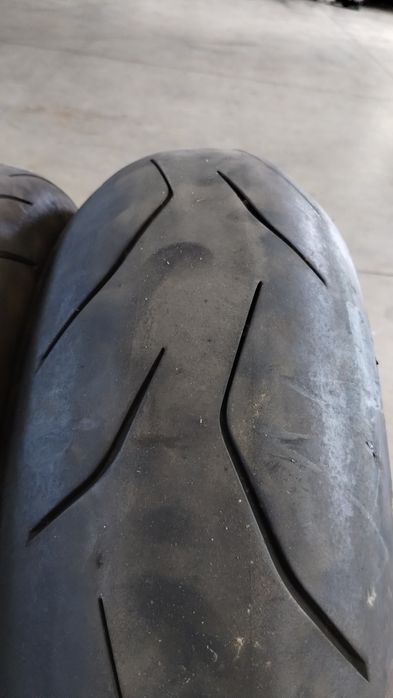 Set anvelope cauciucuri Dunlop TT  120 70zr17 si  190 55 zr17