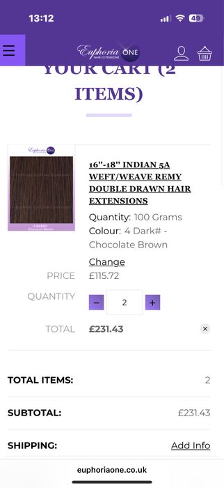 Euphoria One – Weft Indian Double Drawn