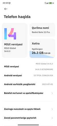 Redmi Note 11 Pro