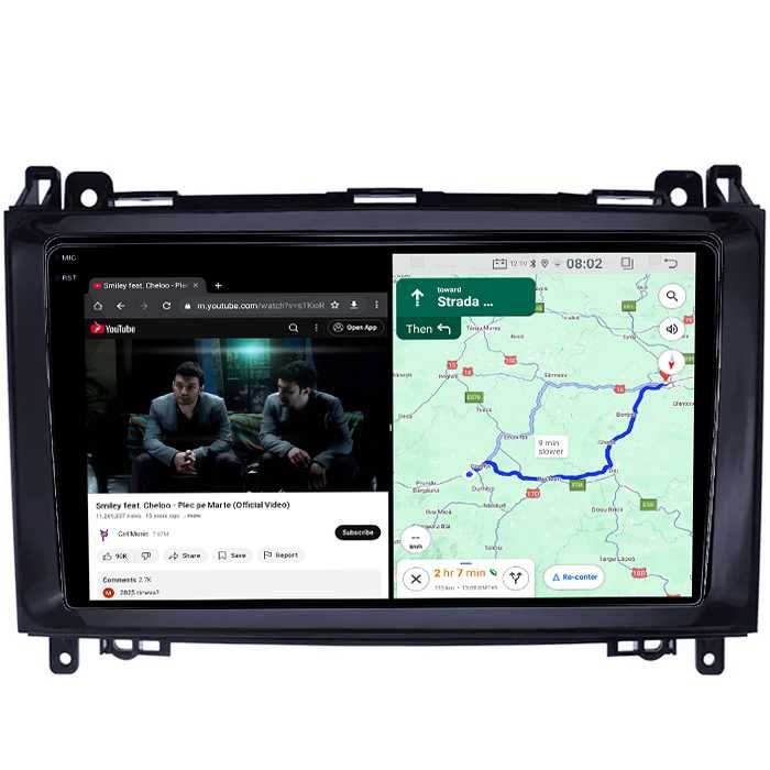 Navigatie 4GB RAM 64GB ROM Android 14 Mercedes B Class