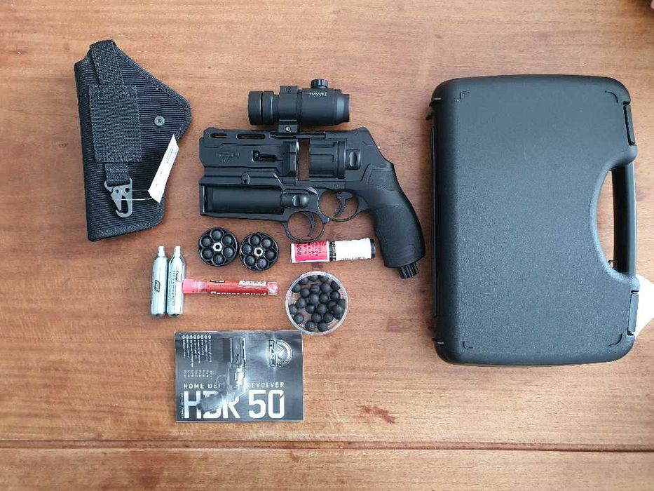 Pistol [PUTERNIC] Cu Bile De CAUCIUC ~205 M/s!!~ Airsoft Co2 Gaz AKM