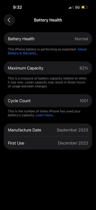Продава се iPhone 15 black 128gb