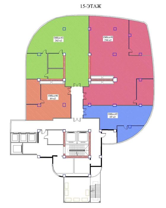 Аренда офисного помещения в БЦ - Kayan, ул. Махтумкули, Машинасозлар