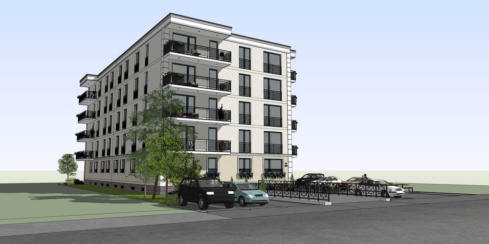 Teren stradal pentru constructie P+4, autorizata, Baneasa - Sisesti