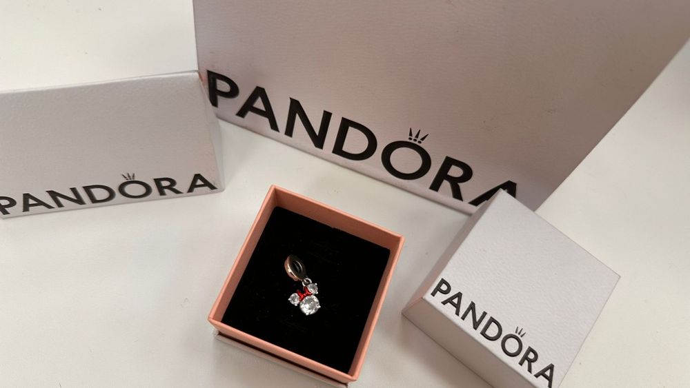 Charm Minnie Mouse din Argint 925