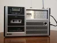 Radio Cassette Tape SABA RCR 384 Clock - Vintage/Made in RFG