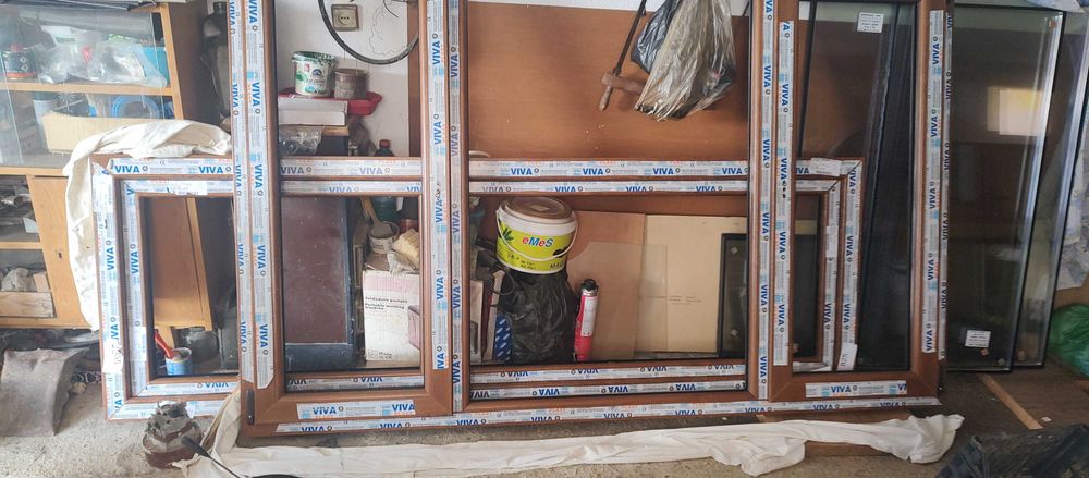 PVC дограма VIVA plast златен дъб