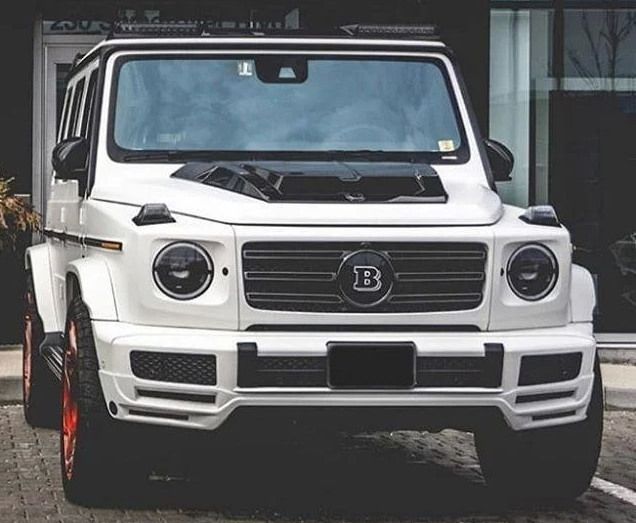 Спойлер със дневни светлини предна броня Mercedes G350 G400 G50