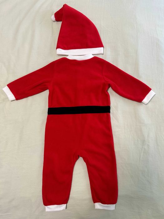 НОВ бебешки коледен костюм и шапка H&M