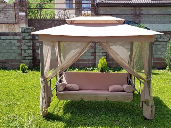 Качеля раскладная ART 2105 с москитной сеткой шатер