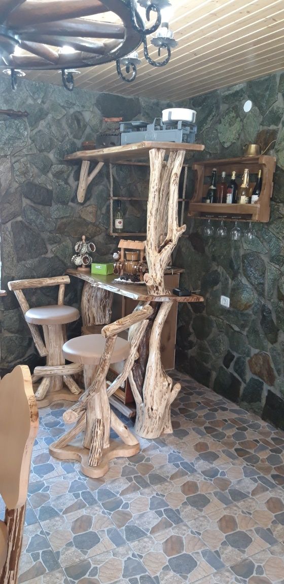 Mobilier rustic.