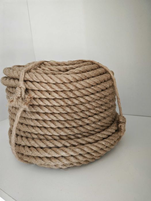 Канат джутовый 12мм,14мм , верёвка,бечевка, шнур