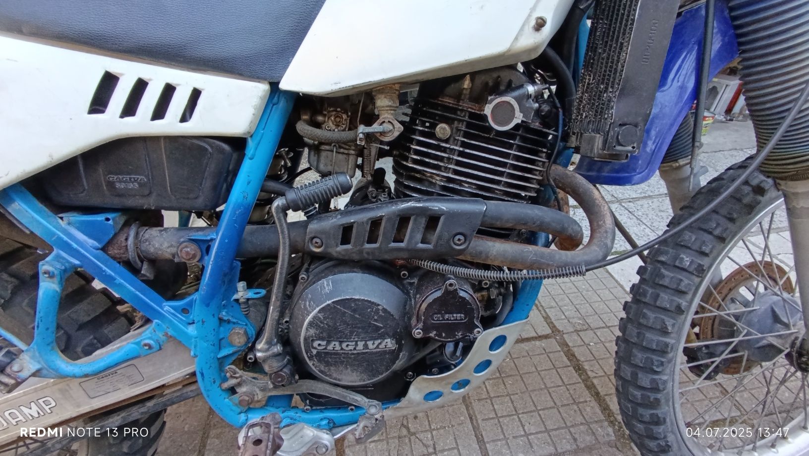 Cagiva T4 500E + двигател за cagiva T4 350R