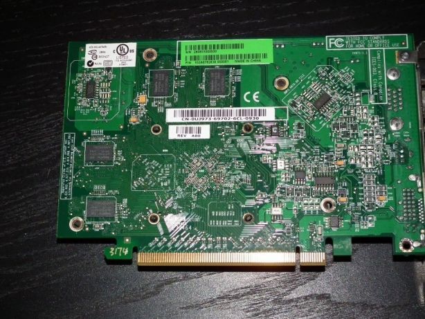 Placa video Dell UJ973 ATI Radeon X1300 PRO 256MB DDR2 PCIe x16