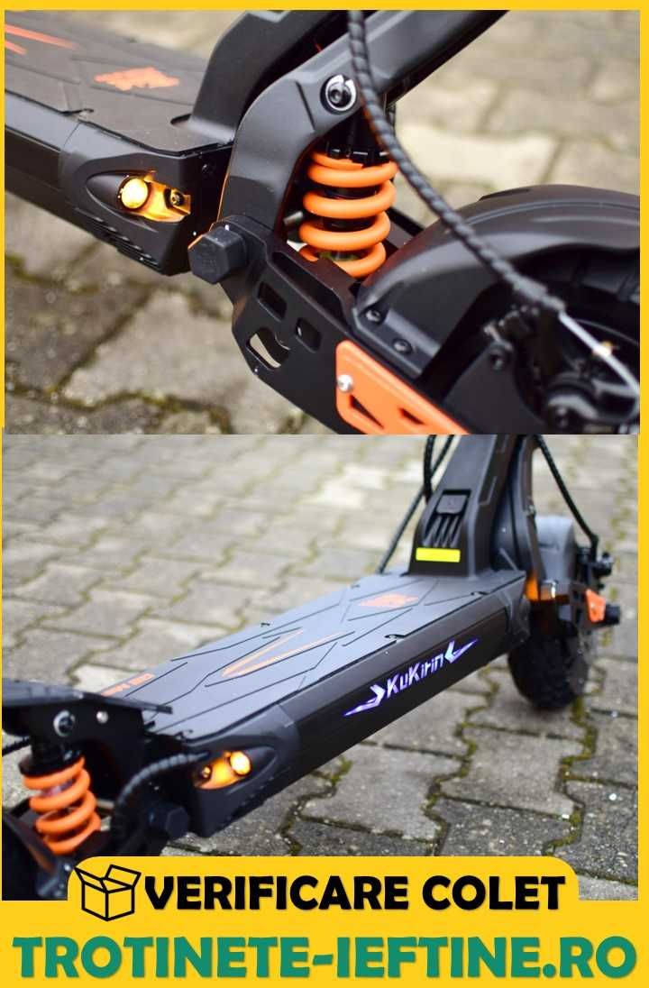 KuKirin G2 MASTER: Trotineta Electrica cu 2 Motoare de 1000W"