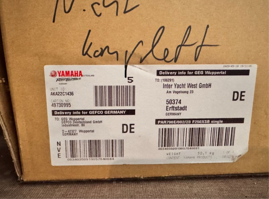 Yamaha 250 cp / v6 /  / import Germnaia