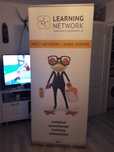 Banner retractabil 200cm ×85 cm