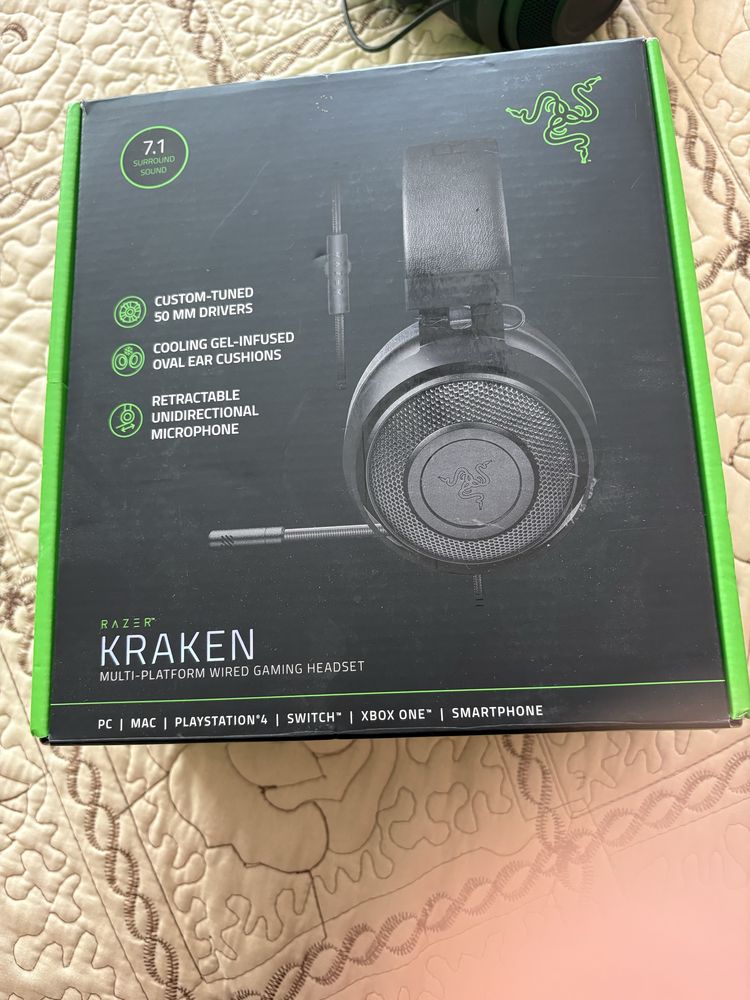 Casti razer kraken de gaming