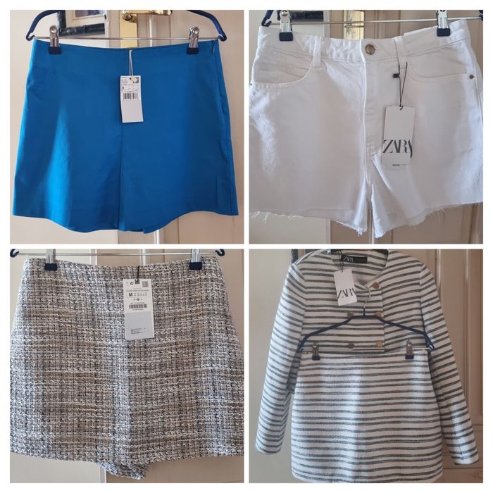 ZARA и MANGO чисто нови с етикет къси панталонки и пола панталонки