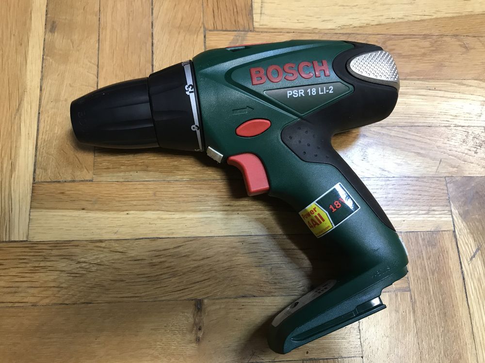 Corp PSR 18 Li-2, percutie, 48Nm, nou, original Bosch-Ungaria.