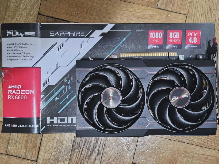 Placa video RX 6600 Sapphire PULSE 8gb