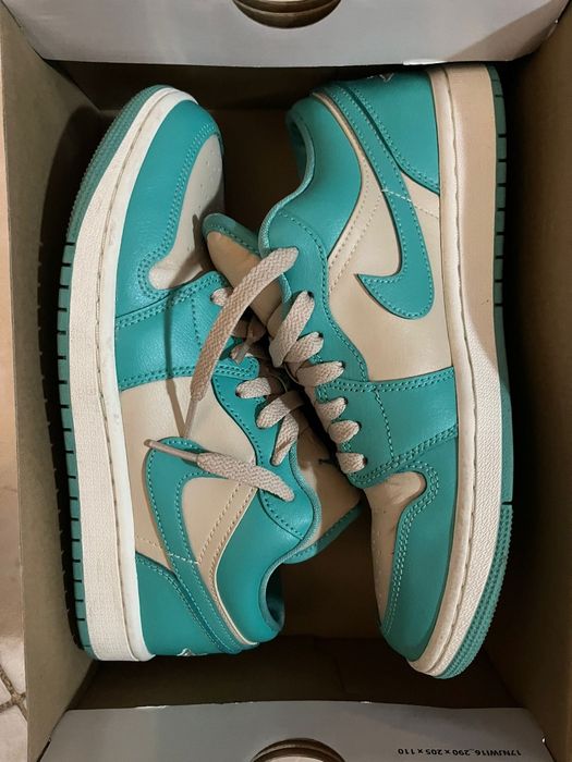 Adidasi Air Jordan 1 low tropical teal originali mărime 39