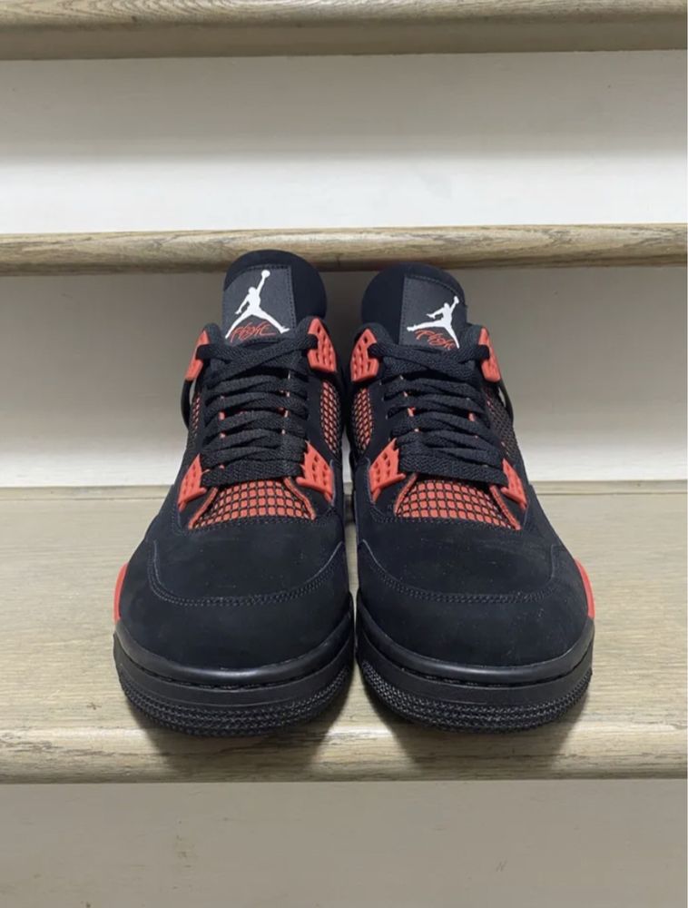 Jordan 4 red thunder size 46