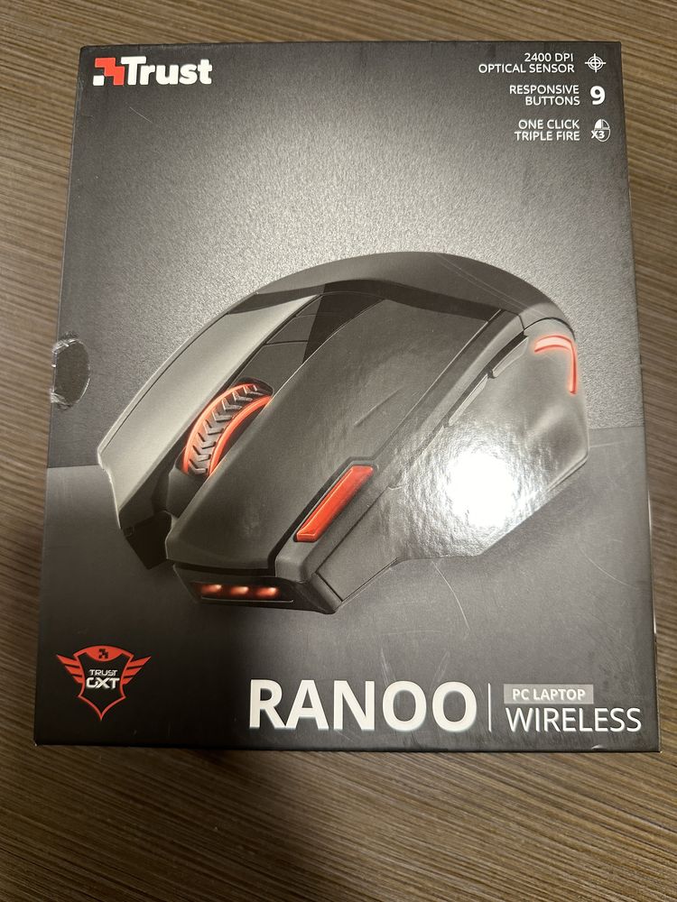 Mouse Gaming Trust GXT 130, Wireless, USB 2.0