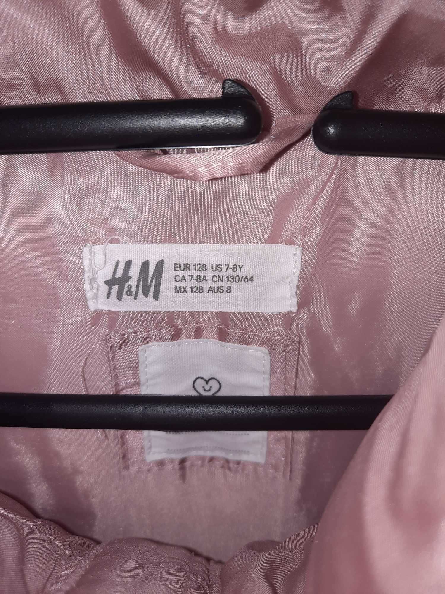 Детско зимно яке H&M за момиче 7-8 години 128 cm