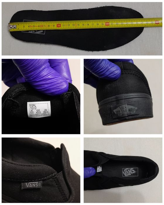 Teniși VANS Classic Slip-On VN-0EYEBKA Negru, nr. 43 EU